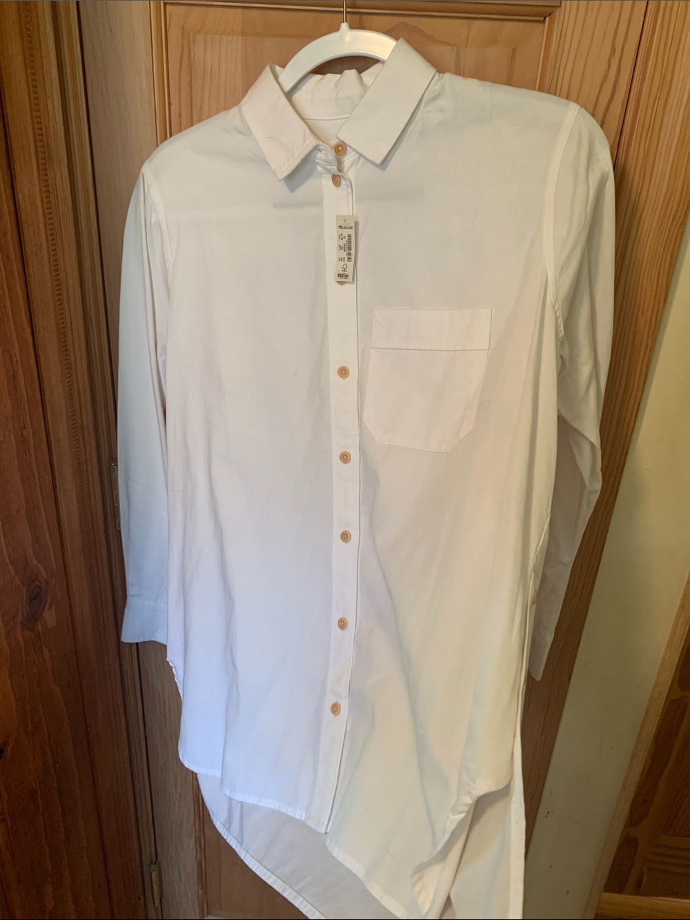 Madewell White Button-Down Shirt - Picture 3 of 8